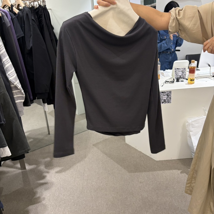 MADELEINE東大門代購女裝新品人氣時尚熱賣休閑推薦長袖T恤MADELEINE長袖T恤