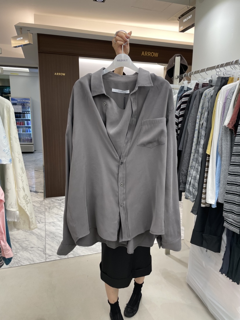 SOLD OUT東大門直郵女裝新品熱賣真品推薦休閑襯衫蕾絲衫SOLD OUT襯衫/蕾絲衫圖色3