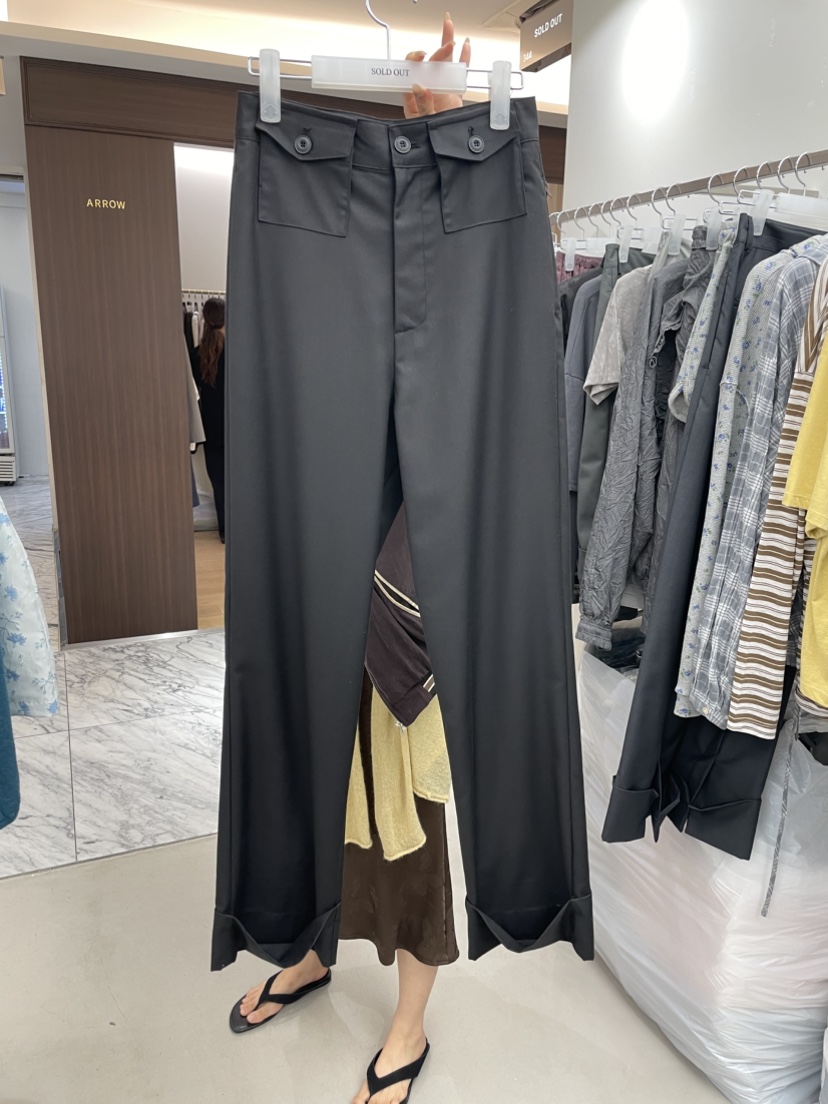 SOLD OUT東大門直郵女士新品推薦熱賣時尚真品休閑休閑褲SOLD OUT休閑褲圖色2黑