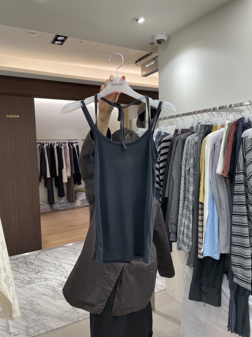 SOLD OUT東大門直郵女裝新品熱賣真品休閑吊帶背心露背無袖SOLD OUT吊帶/背心圖色5