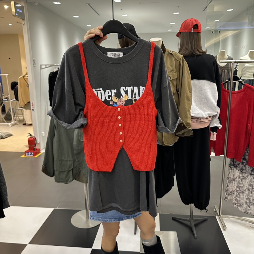 LADYBLACK/THE BLACK東大門代購女士新品人氣真品吊帶背心LADYBLACK/THE BLACK吊帶/背心