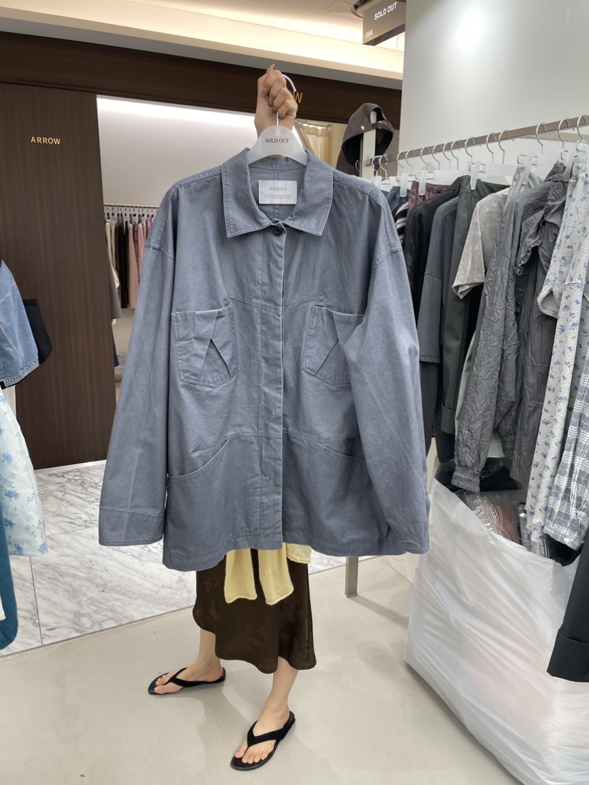 SOLD OUT東大門代購女士新品推薦休閑時尚真品人氣夾克口袋SOLD OUT夾克圖色2