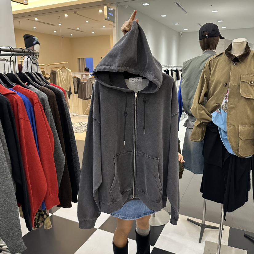 LADYBLACK/THE BLACK韓國代購女裝新品人氣時尚衛衣連帽衫LADYBLACK/THE BLACK衛衣圖色1