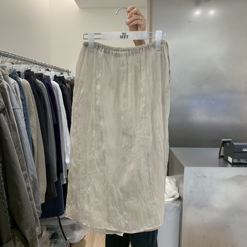 MEET ME韓國代購女裝新款休閑時尚真品熱賣半身裙中短裙MEET ME半身裙/中短裙圖色1