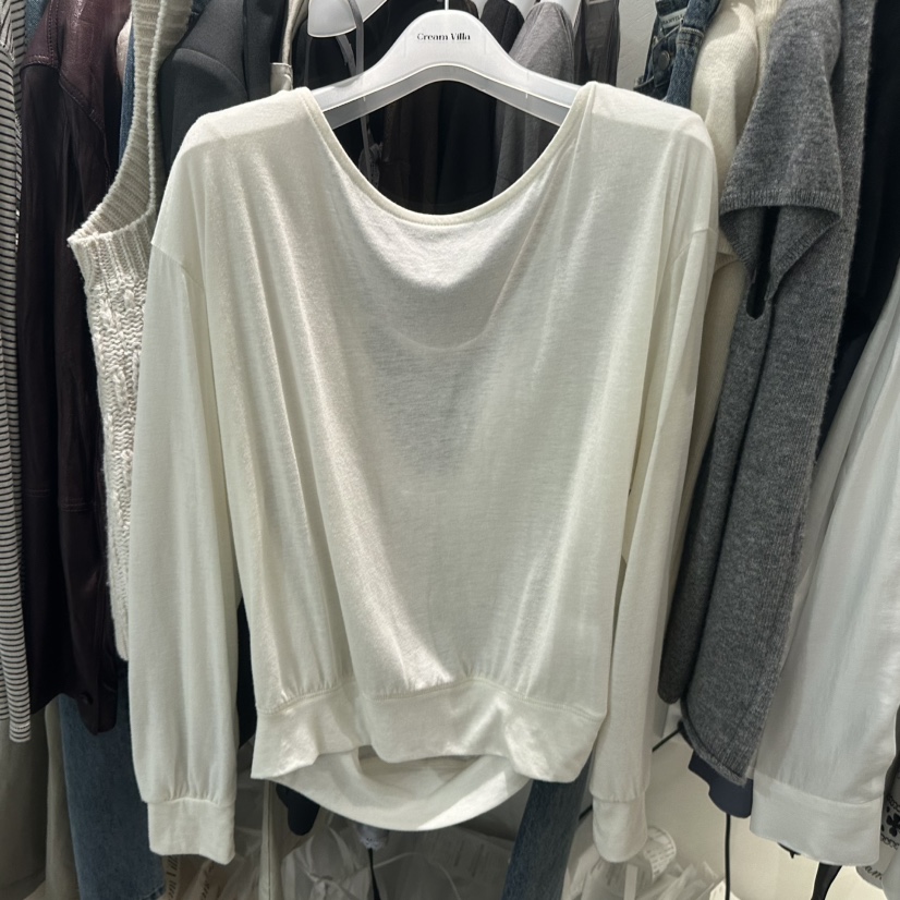 CREAM VILLA韓國代購女士新款真品長袖T恤CREAM VILLA長袖T恤圖色4