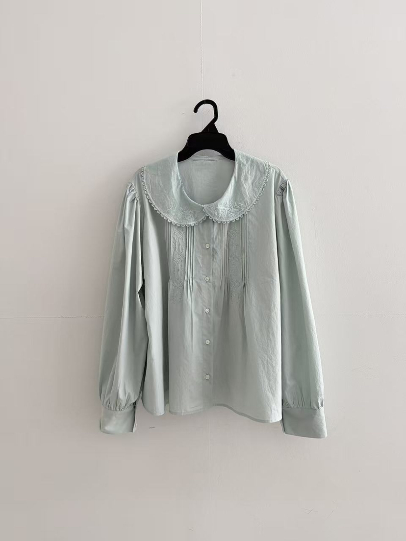 OLI SEOUL東大門代購女士新品熱賣真品人氣休閑襯衫蕾絲衫OLI SEOUL襯衫/蕾絲衫圖色2