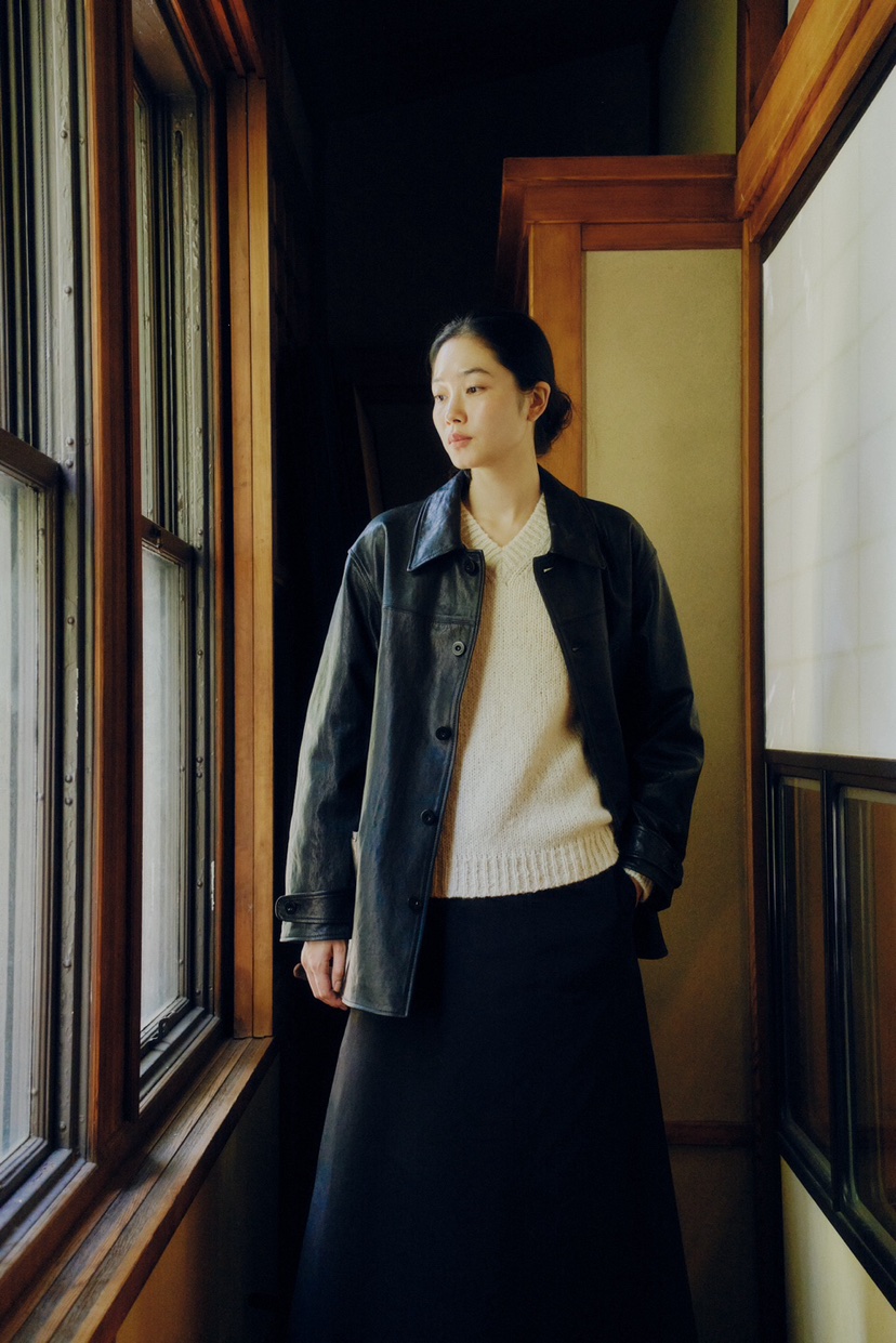 HEHR東大門代購女裝新款真品休閑人氣熱賣時尚推薦皮衣hehr-AUTOMNE皮衣