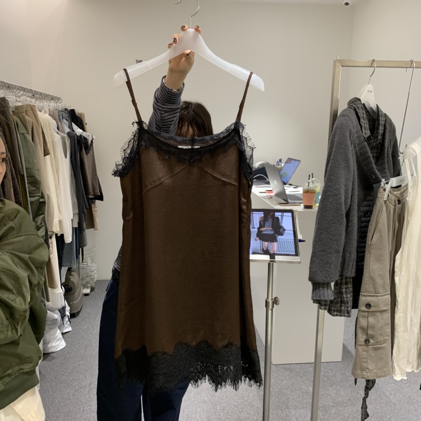 AUBE東大門代購女士新款時尚推薦熱賣人氣連衣裙OPS可調節THE AUBE連衣裙圖色2브라운棕色