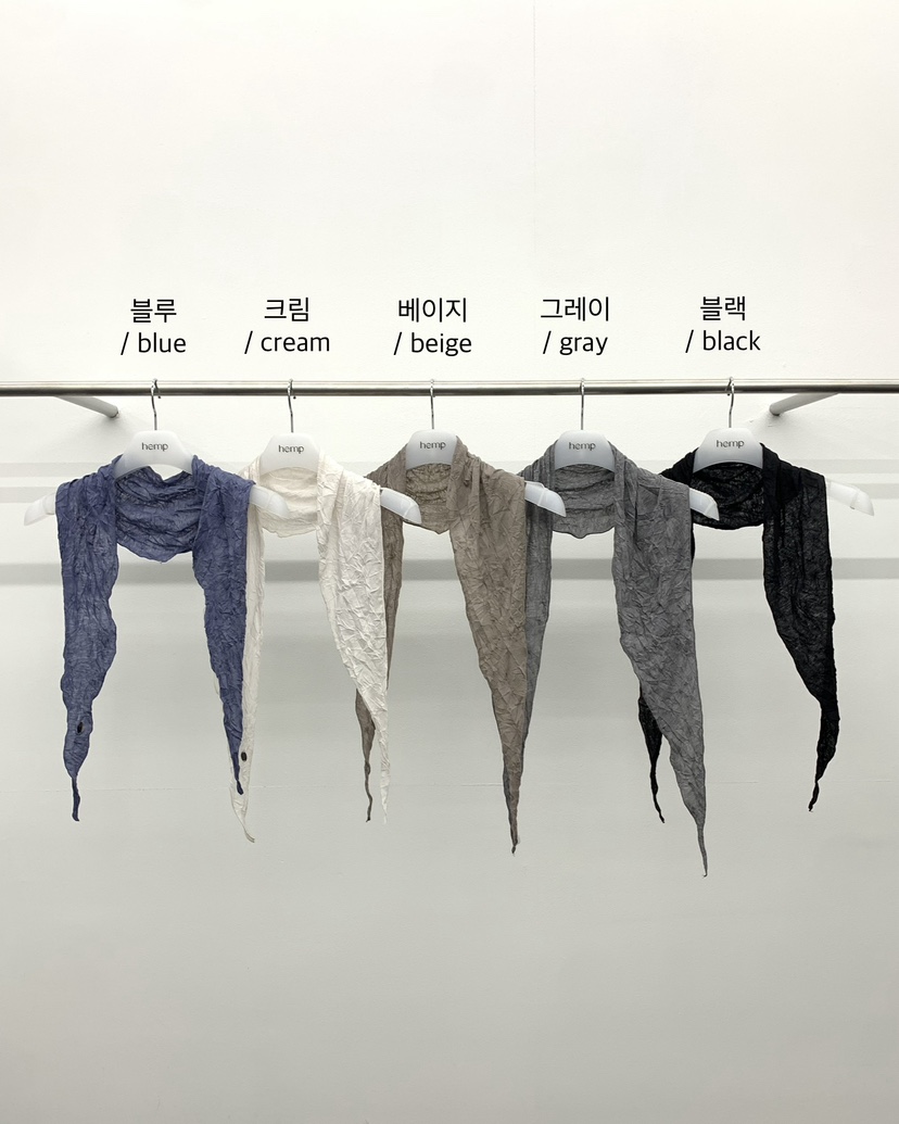 HEMP-P韓國直郵女士新品熱賣休閑人氣時尚圍巾披肩褶皺圍巾hemp圍巾/披肩
