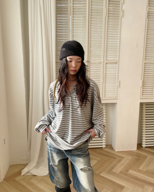 D2/A2韓國代購女裝新款熱賣人氣休閑真品時尚推薦長袖T恤D2/A2長袖T恤