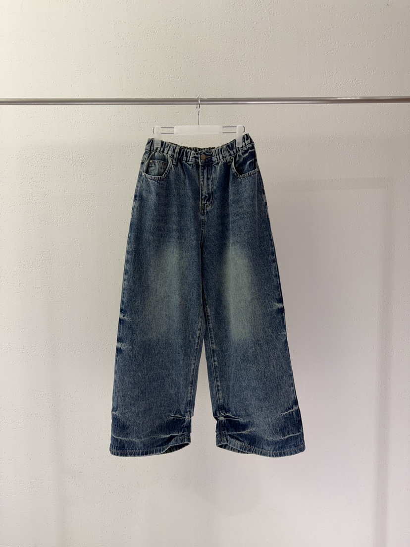RIVER RAIN東大門代購女士新品熱賣時尚推薦人氣牛仔褲條紋RIVER RAIN牛仔褲圖色1