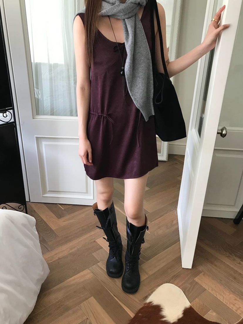 ESCHER韓國代購女裝新品人氣休閑推薦真品熱賣時尚連衣裙ESCHER連衣裙