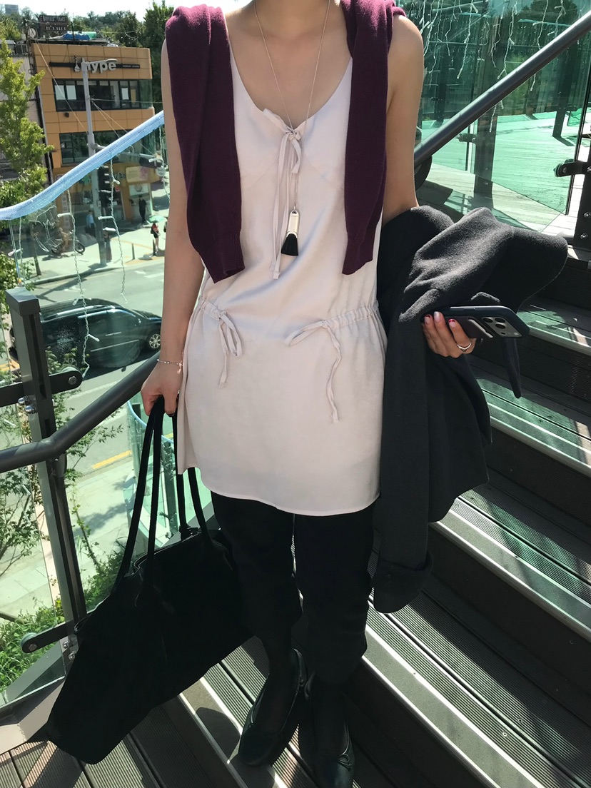 ESCHER韓國代購女裝新品人氣休閑推薦真品熱賣時尚連衣裙ESCHER連衣裙