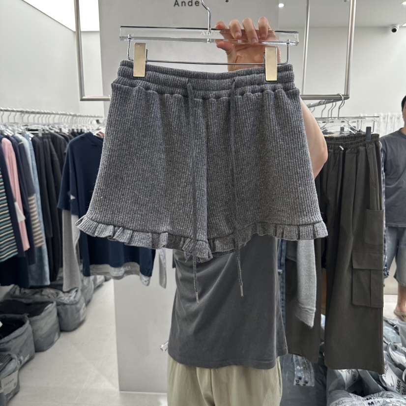ANDE東大門代購女士新品真品推薦人氣休閑熱賣時尚短褲羊毛ANDE短褲圖色2