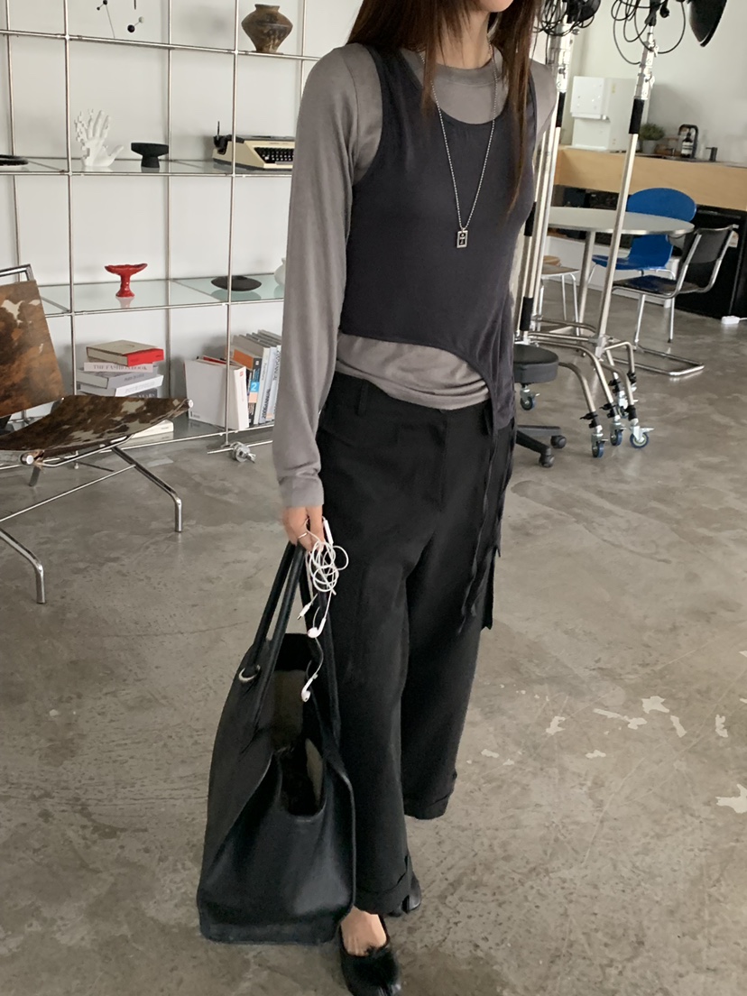RIVER RAIN韓國代購女士新品推薦熱賣時尚人氣休閑長袖T恤RIVER RAIN長袖T恤