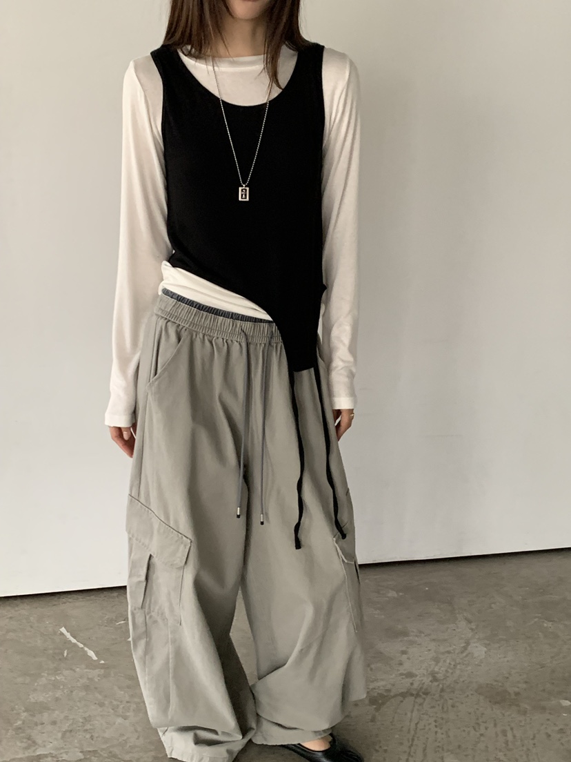 RIVER RAIN韓國代購女士新品推薦熱賣時尚人氣休閑長袖T恤RIVER RAIN長袖T恤