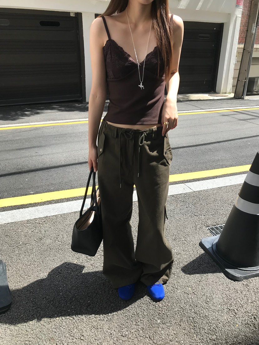 ESCHER東大門實拍女裝新品推薦真品人氣休閑時尚吊帶背心ESCHER吊帶/背心