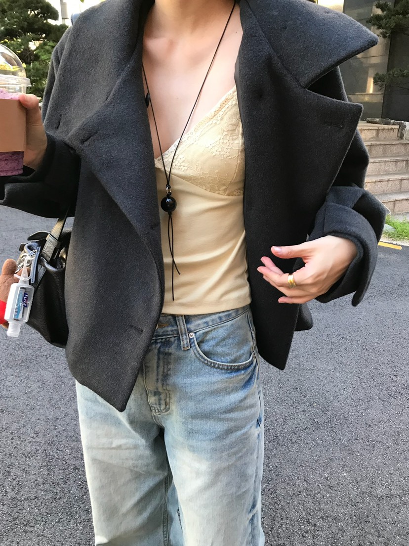ESCHER東大門實拍女裝新品推薦真品人氣休閑時尚吊帶背心ESCHER吊帶/背心