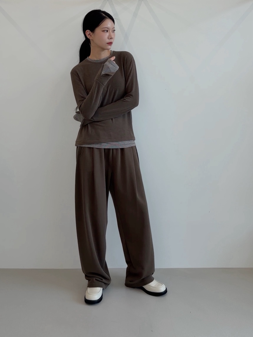 ELIA東大門實拍女士新款熱賣人氣真品推薦時尚休閑長袖T恤ELIA長袖T恤