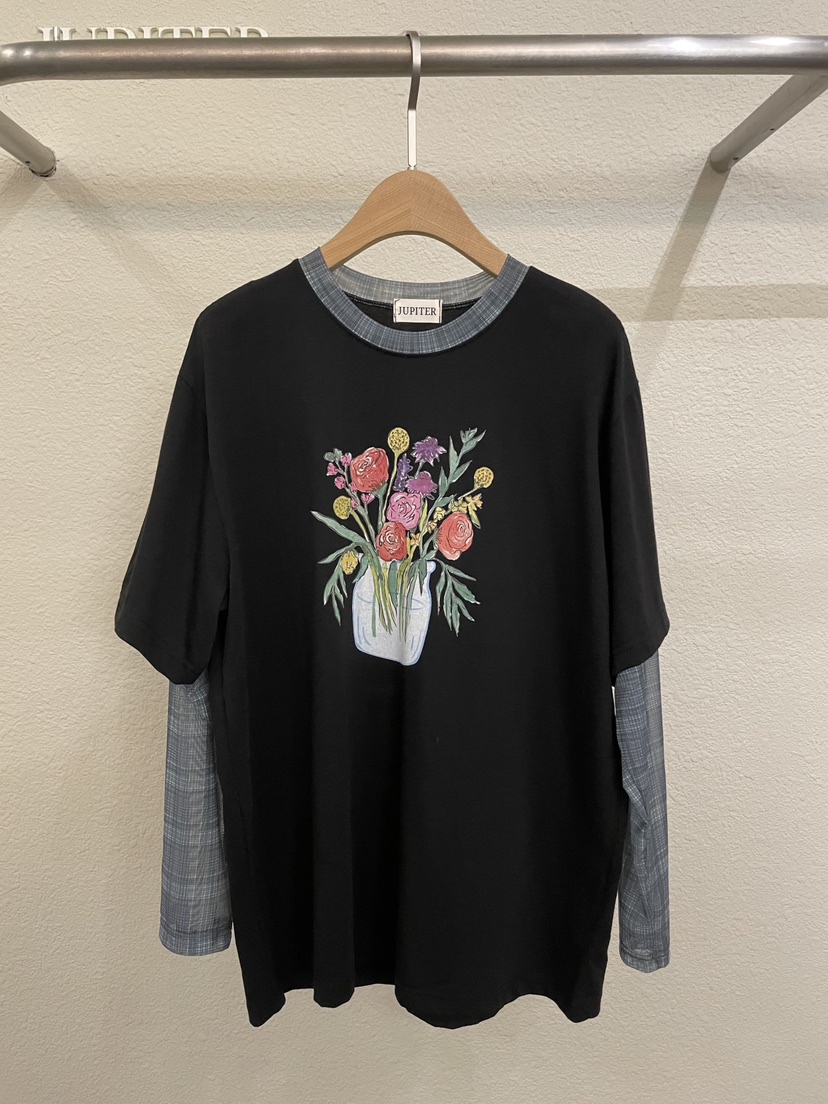 JUPITER東大門代購女裝新品休閑推薦真品時尚熱賣長袖T恤JUPITER長袖T恤圖色3