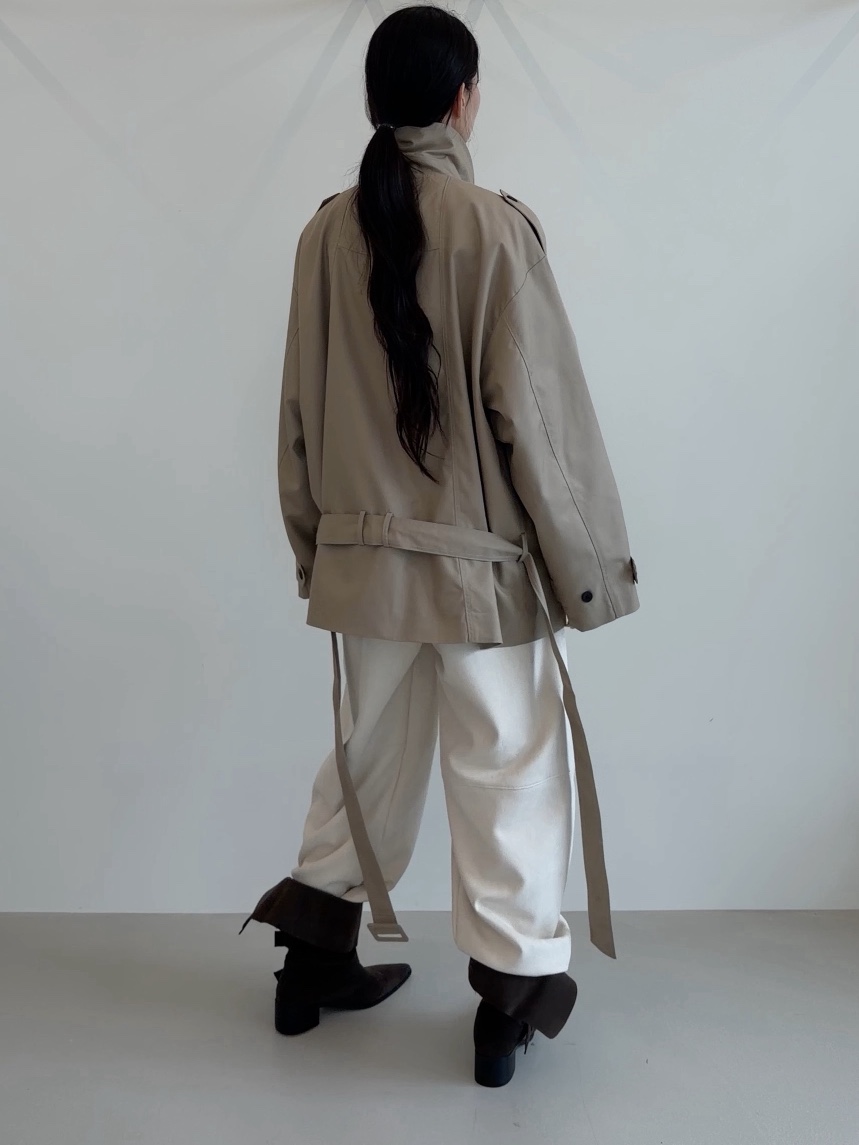 ELIA韓國代購女裝新款真品熱賣時尚人氣推薦休閑夾克含腰帶ELIA夾克