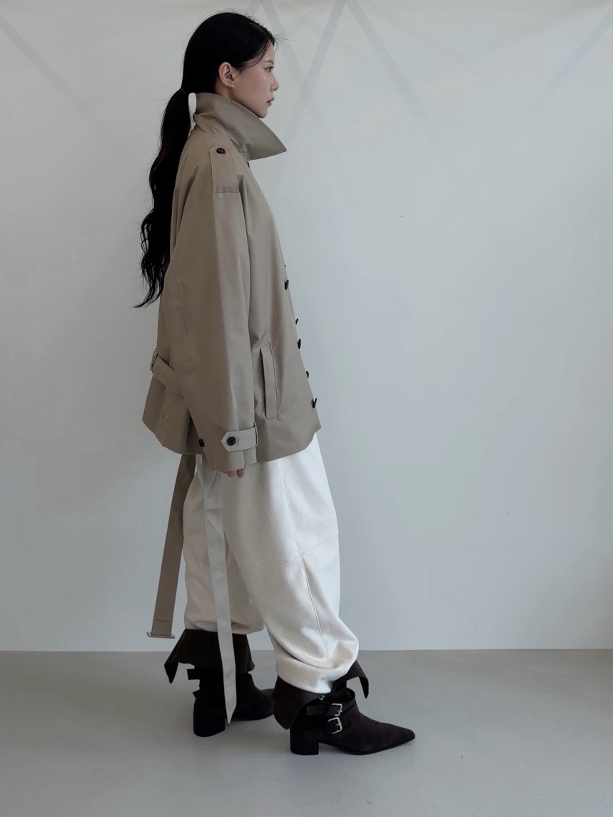 ELIA韓國代購女裝新款真品熱賣時尚人氣推薦休閑夾克含腰帶ELIA夾克
