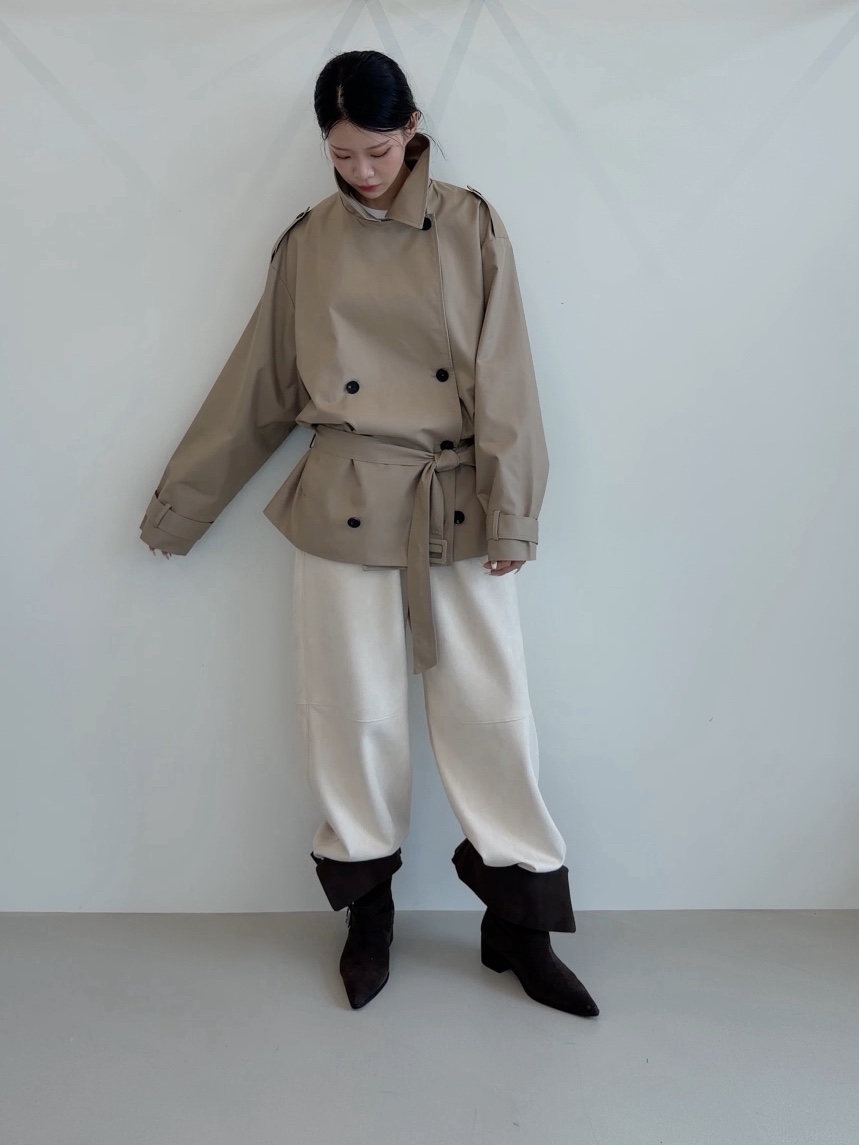 ELIA韓國代購女裝新款真品熱賣時尚人氣推薦休閑夾克含腰帶ELIA夾克