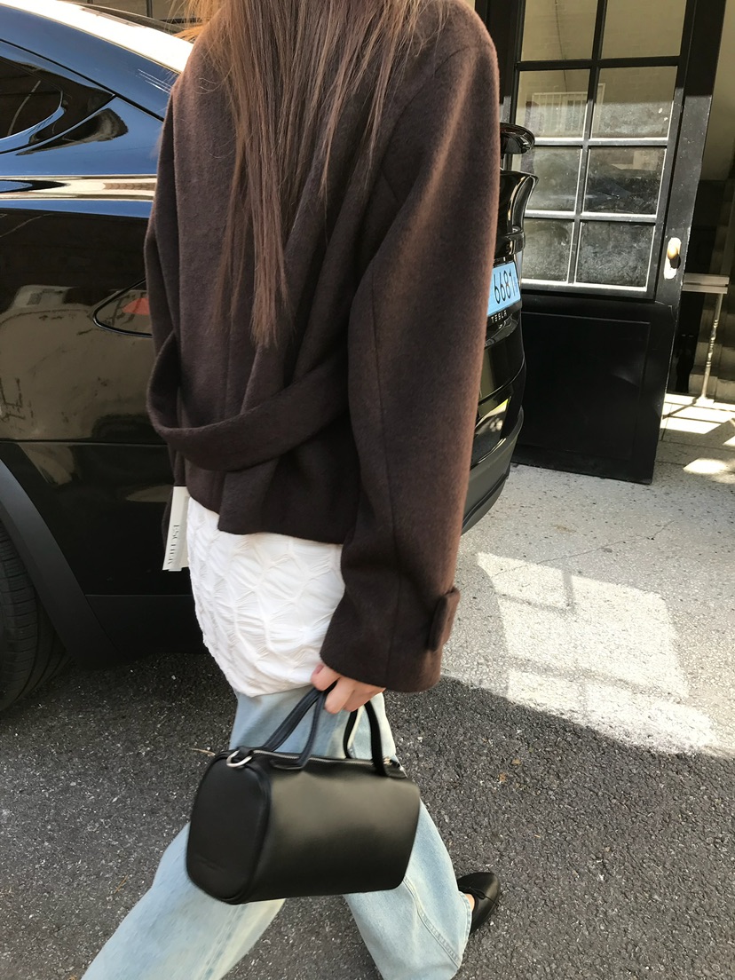 ESCHER東大門直郵女士新款推薦真品休閑人氣時尚夾克羊毛ESCHER夾克