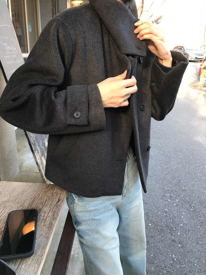 ESCHER東大門直郵女士新款推薦真品休閑人氣時尚夾克羊毛ESCHER夾克