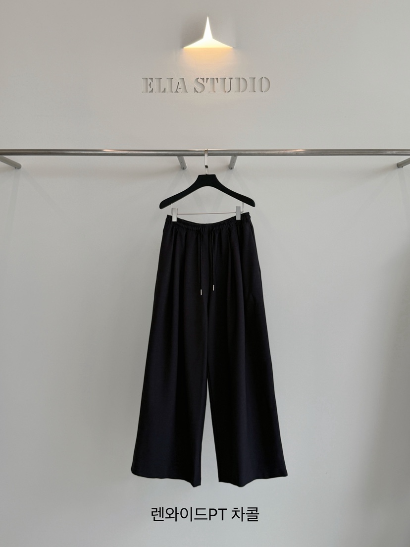 ELIA東大門直郵女士新款人氣休閑時尚推薦真品熱賣休閑褲ELIA休閑褲圖色1墨色