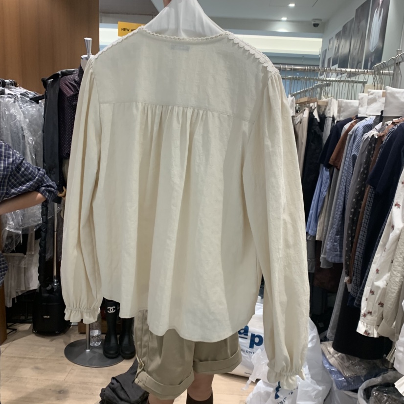 FLAT OGI東大門代購女裝新品真品推薦休閑熱賣襯衫蕾絲衫FLat OGI襯衫/蕾絲衫
