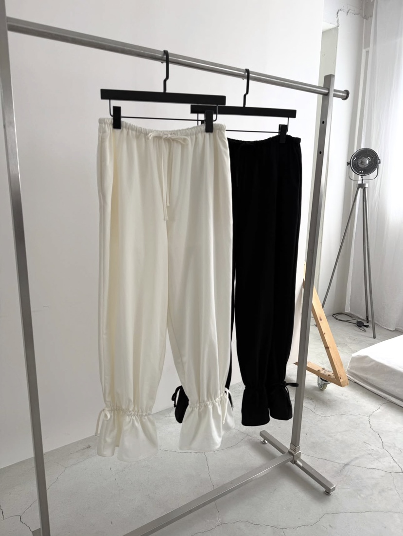 IMAGEPIECE/NEVER.1東大門實拍女裝新款推薦休閑褲褶皺IMAGEPIECE/NEVER.1休閑褲