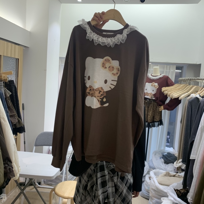 ARANCIA韓國代購女士新品熱賣真品時尚休閑人氣推薦長袖T恤ARANCIA長袖T恤圖色1