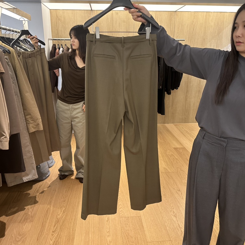 LEFANCY東大門代購女士新品推薦熱賣時尚人氣休閑休閑褲腰帶LEFANCY休閑褲