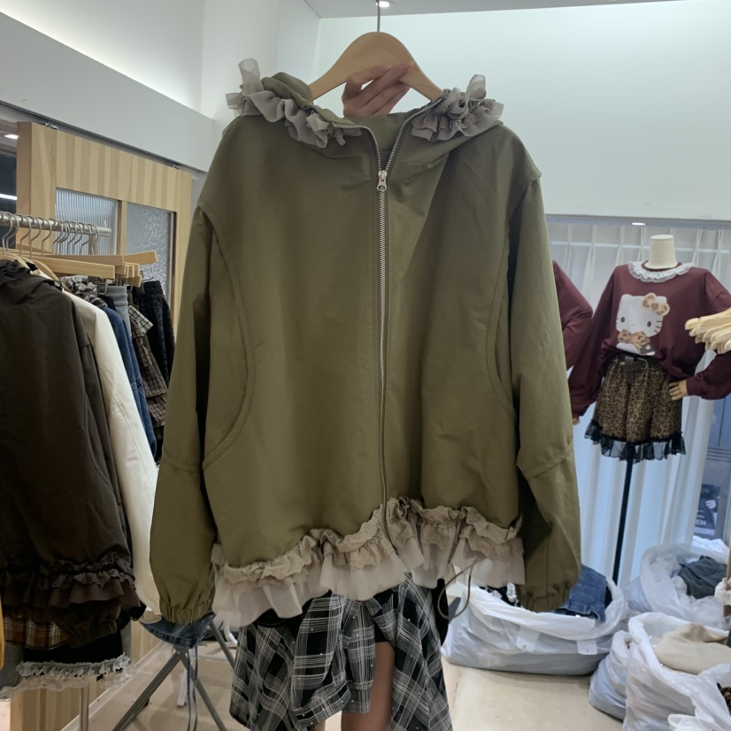 ARANCIA東大門直郵女裝新品休閑真品時尚熱賣人氣推薦夾克ARANCIA夾克圖色1卡其綠