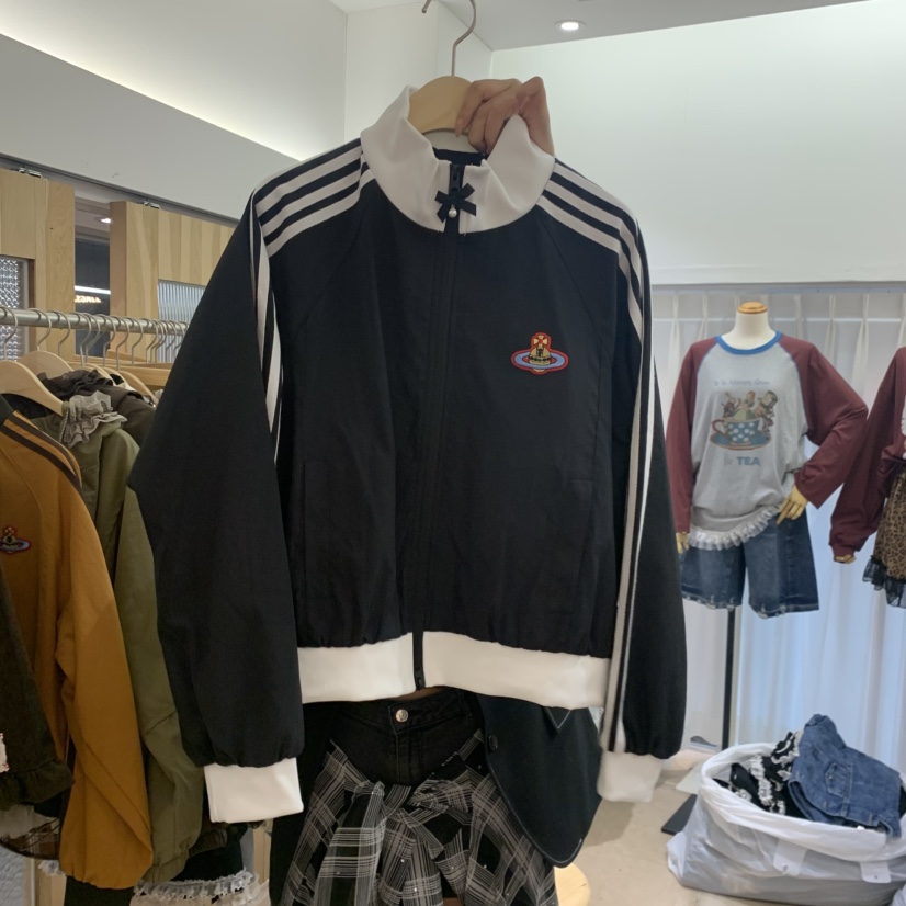 ARANCIA東大門代購女裝新款時尚推薦熱賣真品人氣夾克條紋ARANCIA夾克圖色1