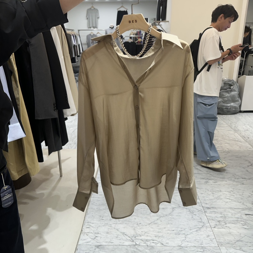 BES東大門直郵女裝新品人氣時尚休閑熱賣推薦真品襯衫蕾絲衫BES SEOUL襯衫/蕾絲衫圖色3