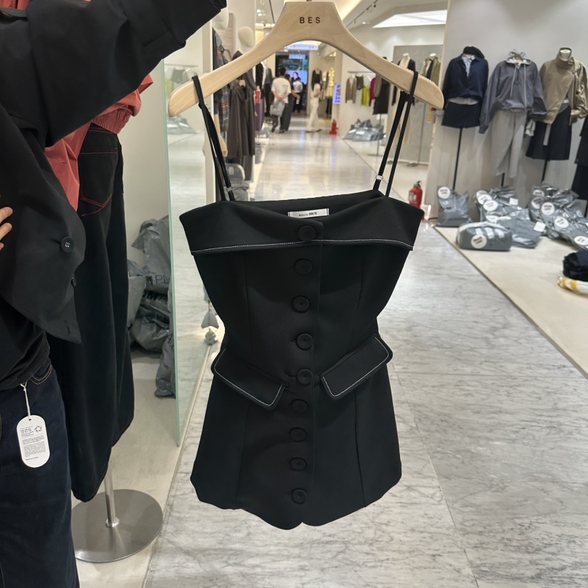 BES東大門直郵女裝新品時尚人氣真品休閑熱賣推薦連衣裙OPSBES SEOUL連衣裙圖色2