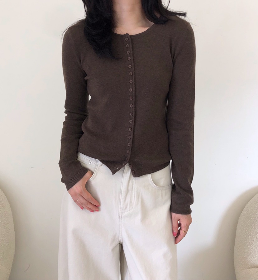 GLAD SOME東大門代購女裝新款時尚針織衫不含內搭羊毛開襟GLAD SOME針織衫