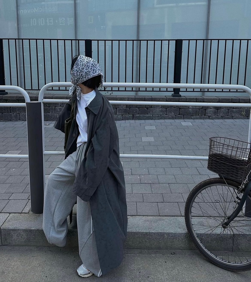 PAIRING東大門實拍女裝新款時尚推薦熱賣休閑真品長款風衣PAIRING長款風衣