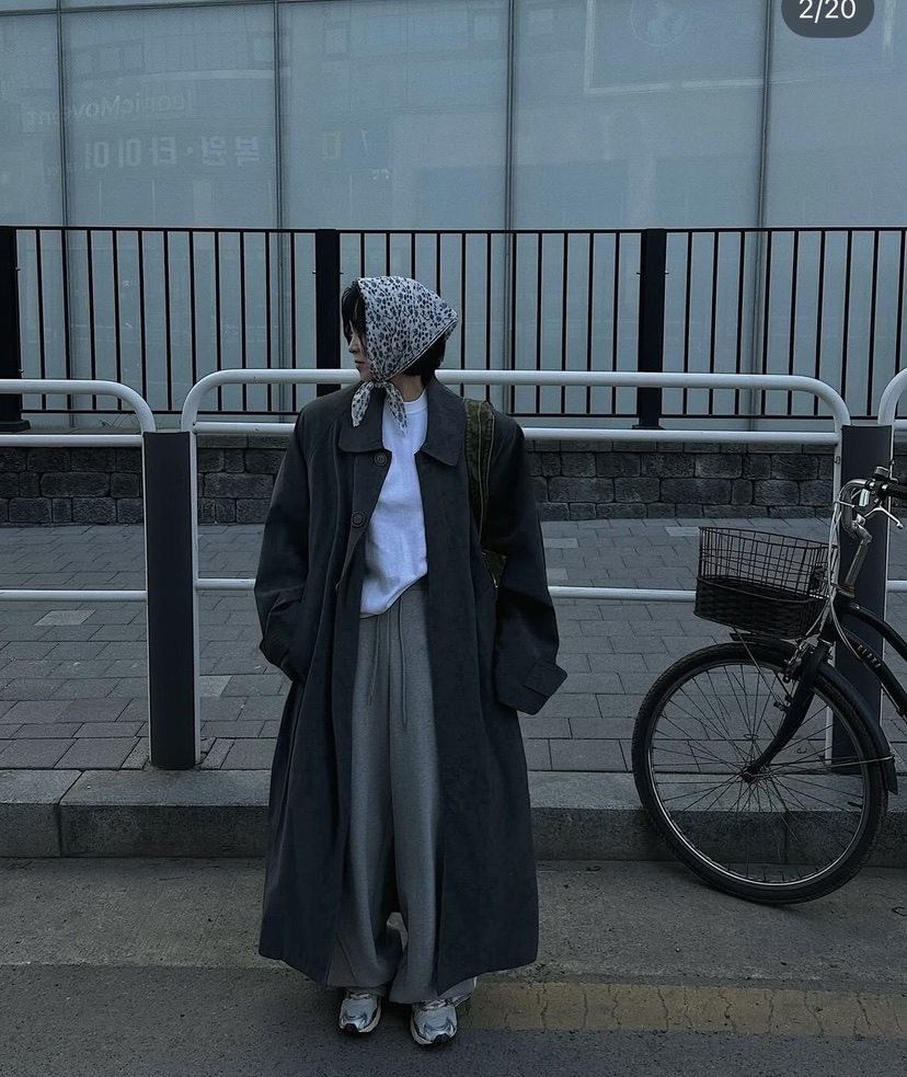 PAIRING東大門實拍女裝新款時尚推薦熱賣休閑真品長款風衣PAIRING長款風衣