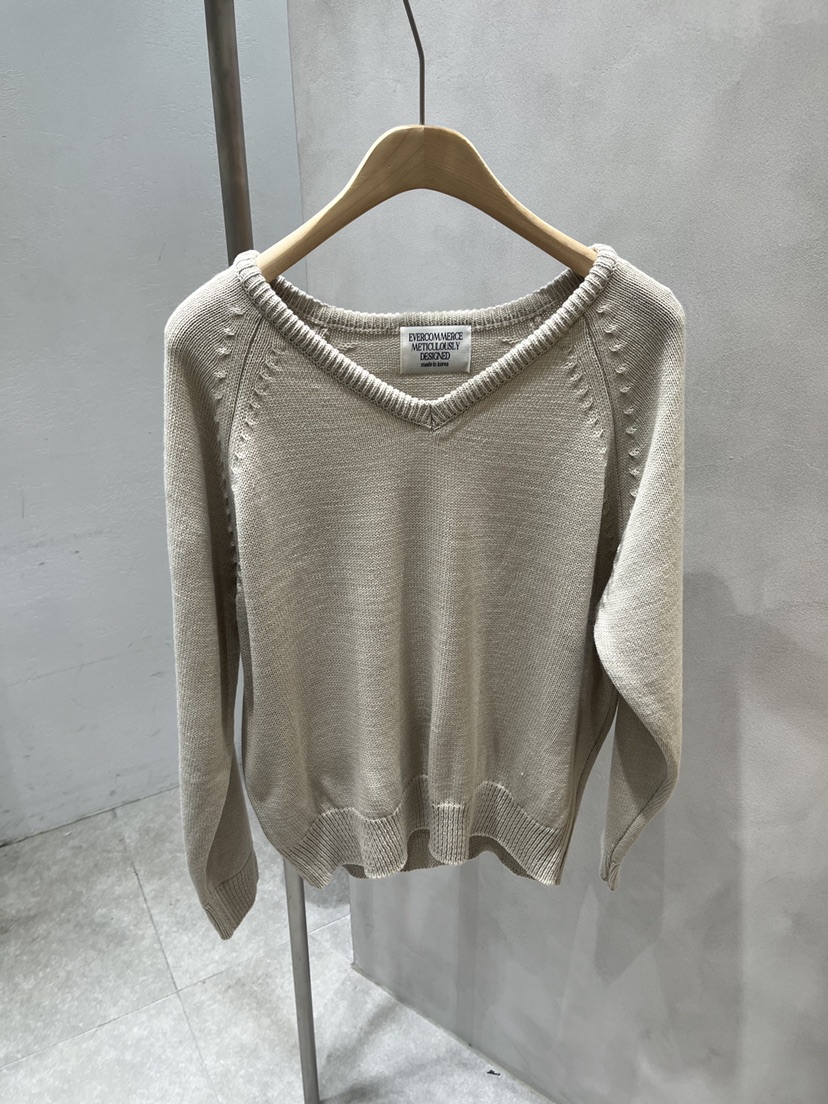 EVERCOMMERCE METICULOUSLY DESIGNED東大門代購女裝新品推薦針織衫V領EVERCOMMERCE METICULOUSLY DESIGNED針織衫圖色5
