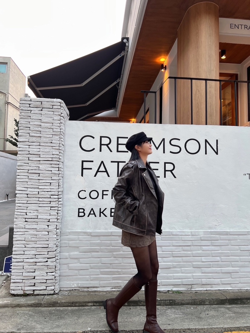 PAIRING東大門實拍女士新款時尚休閑真品推薦人氣熱賣皮衣PAIRING皮衣