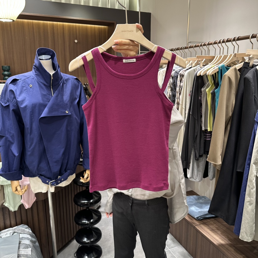 BABYTOUCH韓國直郵女裝新款熱賣時尚推薦休閑吊帶背心無袖BABYTOUCH吊帶/背心圖色1