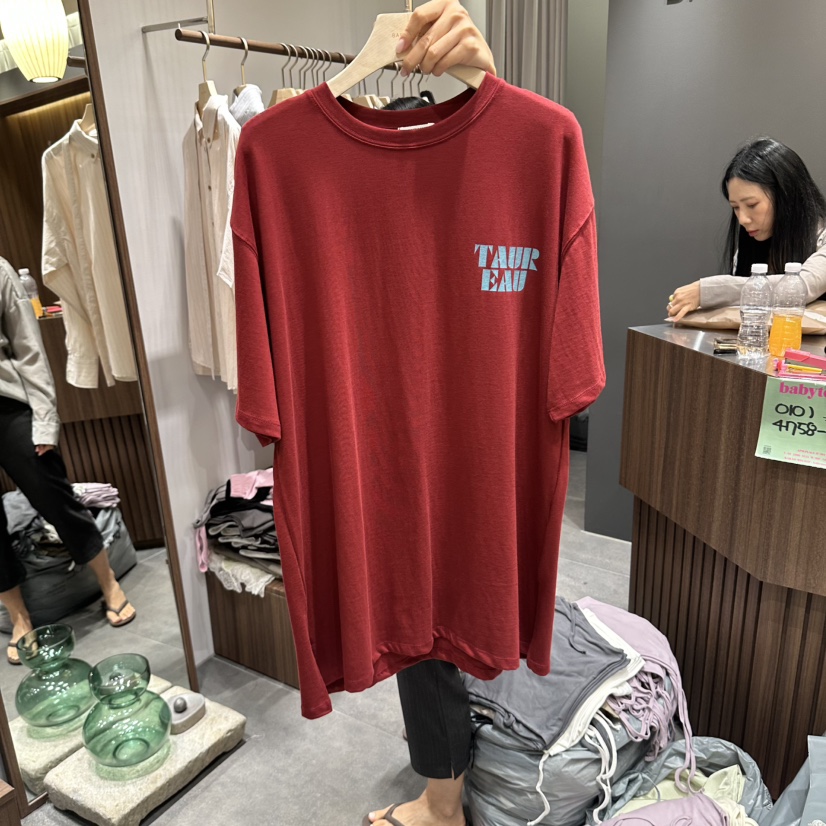 BABYTOUCH韓國代購女士新款真品休閑人氣熱賣時尚推薦T恤BABYTOUCHT恤圖色2