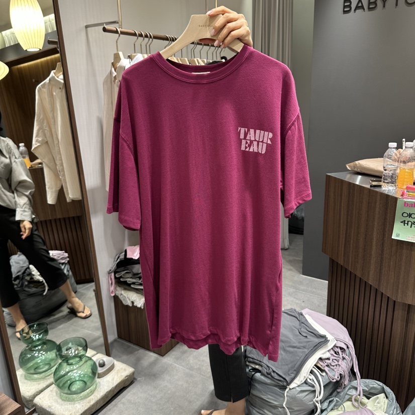 BABYTOUCH韓國代購女士新款真品休閑人氣熱賣時尚推薦T恤BABYTOUCHT恤圖色4