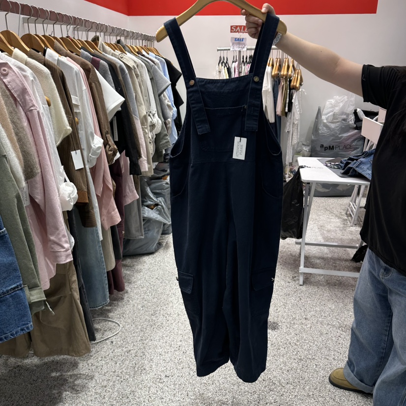 ATPZ東大門代購女士新品人氣真品時尚休閑背帶褲不含內搭ATTENTION PLEAES背帶褲圖色4