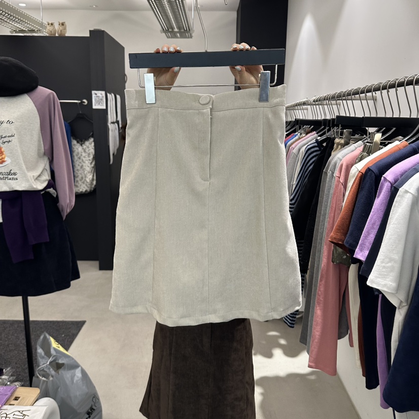 A.CES韓國代購女裝新款時尚休閑推薦真品人氣半身裙中短裙A.CES半身裙/中短裙圖色1