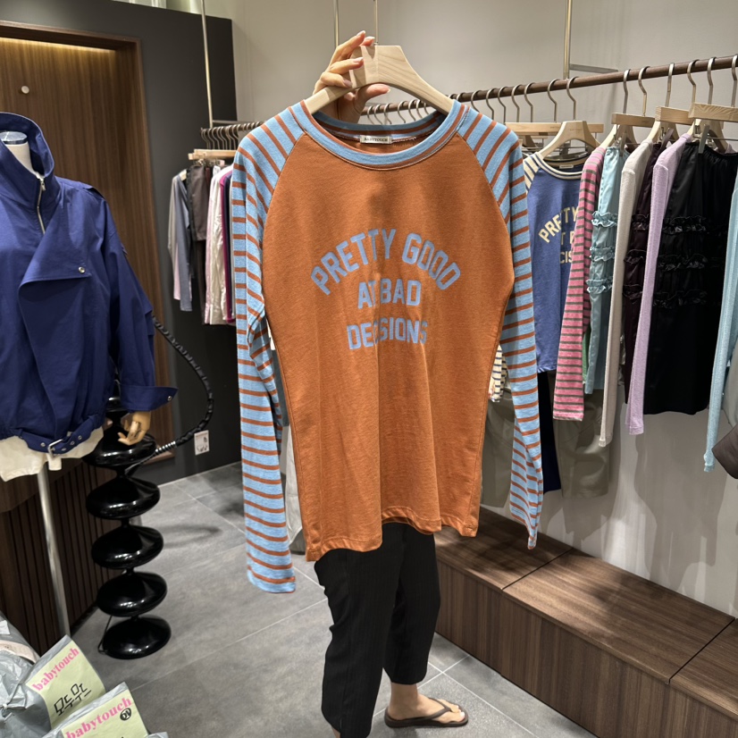 BABYTOUCH東大門實拍女裝新款真品人氣推薦休閑熱賣長袖T恤BABYTOUCH長袖T恤圖色2