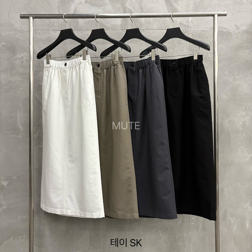 MUTE-P韓國代購女士新款真品熱賣人氣推薦時尚休閑長裙MUTE長裙